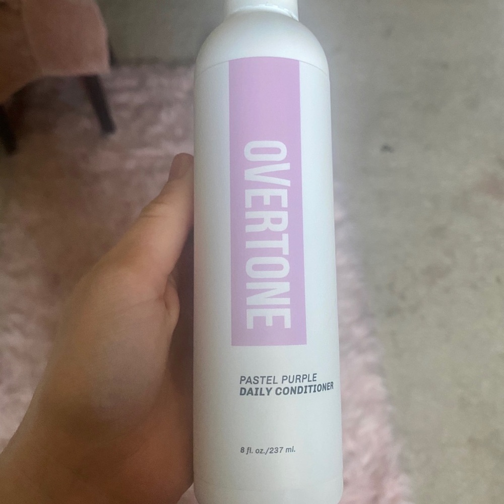 Overtone pastel purple daily conditioner